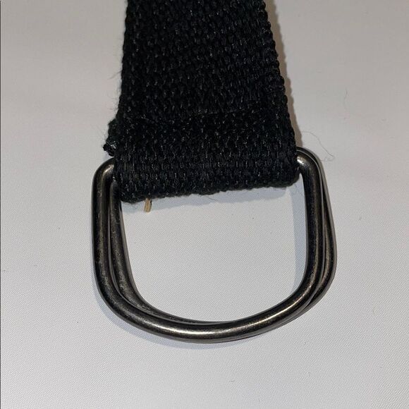 Men black canvas belt - Picture 3 of 9